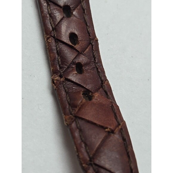 Tommy Bahama Womens Swiss Quartz Crystal Bezel Brown Leather Watch New Battery main image 13
